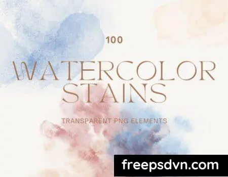100 Watercolor Abstract Stains PN53MAV PN53MAV GGssxzzFId