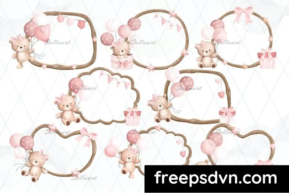 Baby Teddy Bears and Balloons AYQDT5L baby teddy bears and balloons ayqdt5l 5