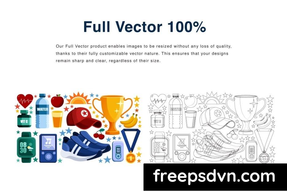 running elements vector illustration kqndcsd 1