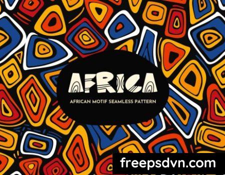 African Seamless Pattern 3SHRVBK 0