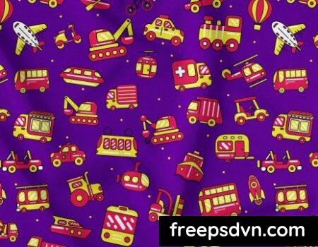 Transport Seamless Pattern MXGJVMP 0