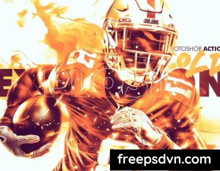 Cold Explosion Photoshop Action BNP5BVK 0