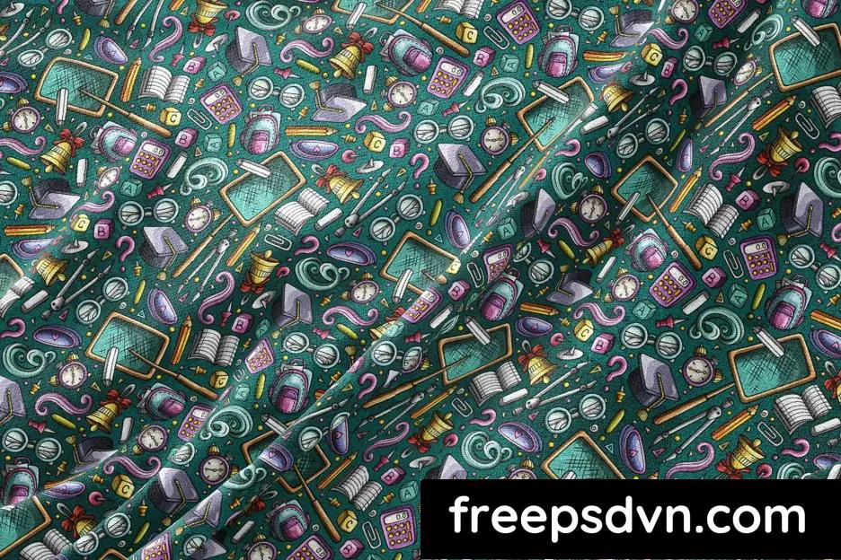 back to school cartoon seamless pattern smhuvnz 2