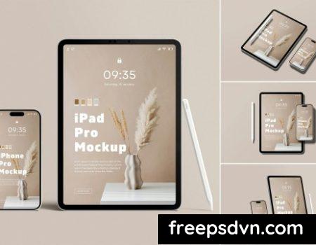 iPad and iPhone Pro Mockup UEV6G3H 0