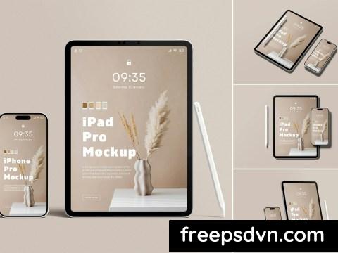 iPad and iPhone Pro Mockup UEV6G3H 0