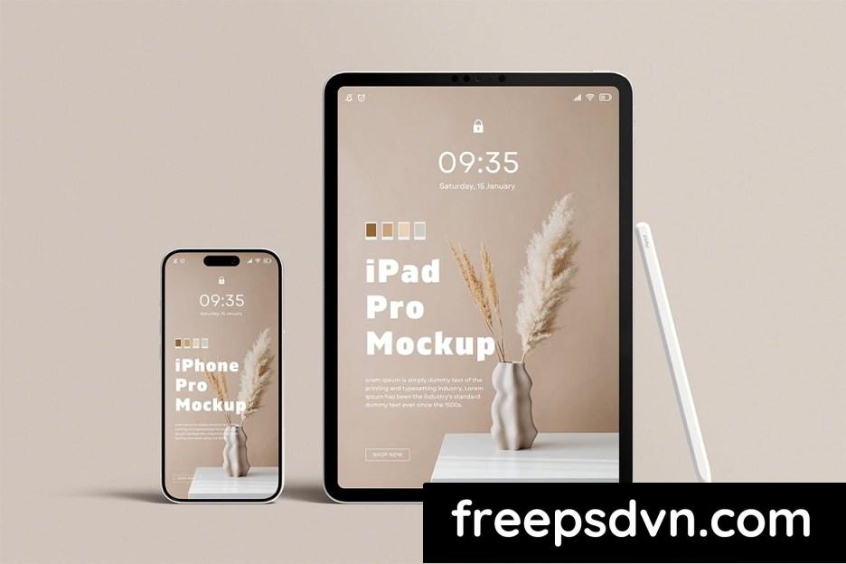 ipad and iphone pro mockup uev6g3h 1