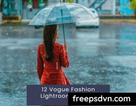 12 Vogue Fashion Lightroom Presets X2XFKJM 0