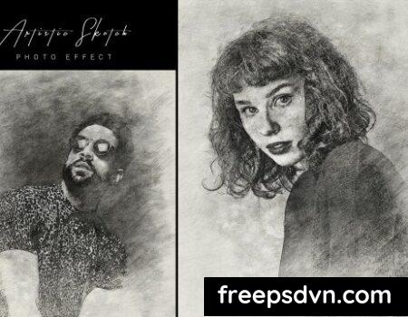 Artistic Sketch Photo Effect MSQE5BK 0