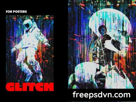Glitch Pixels Screen Photo Effect Q5FBDYX 0