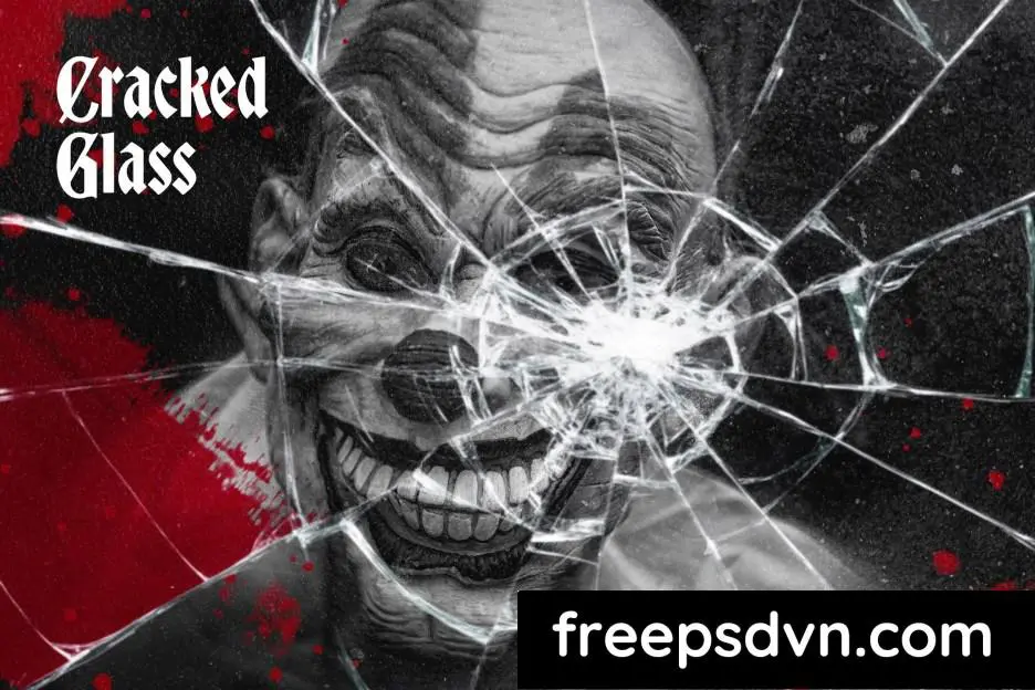 Creepy Cracked Glass Photo Effect JNF4DU4 creepy cracked glass photo effect jnf4du4 0