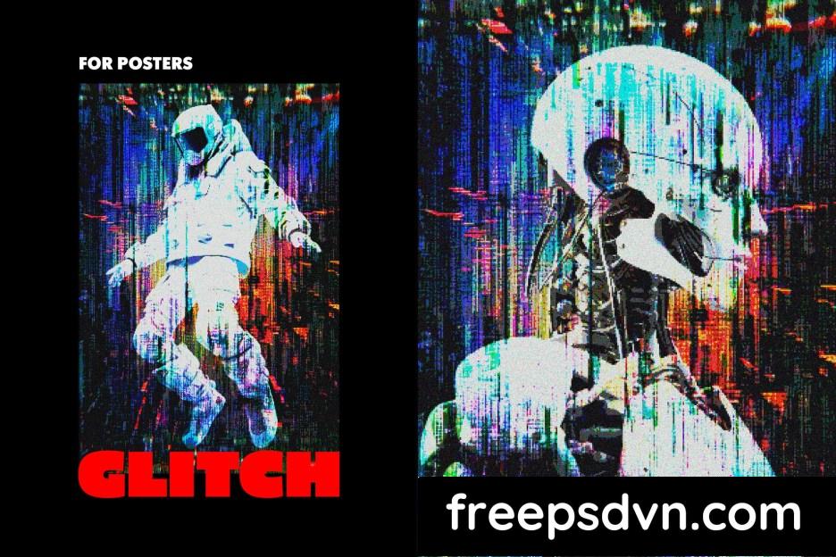 glitch pixels screen photo effect q5fbdyx 0