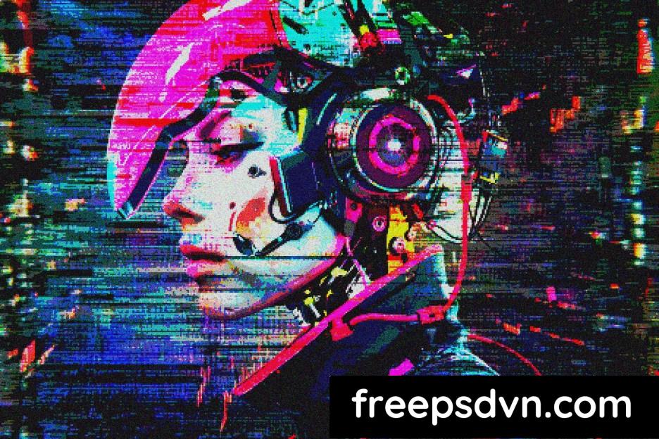 glitch pixels screen photo effect q5fbdyx 4