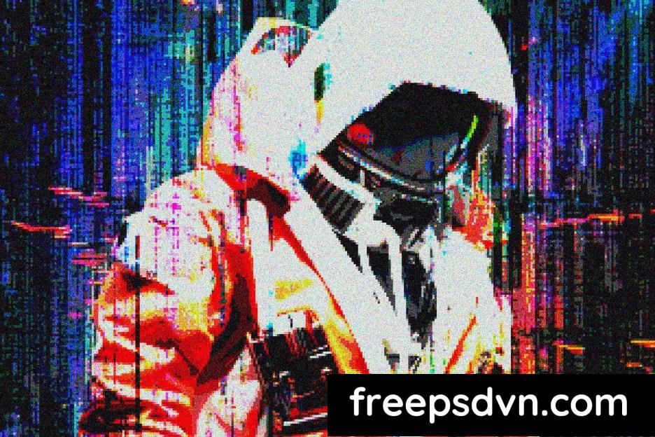 glitch pixels screen photo effect q5fbdyx 5