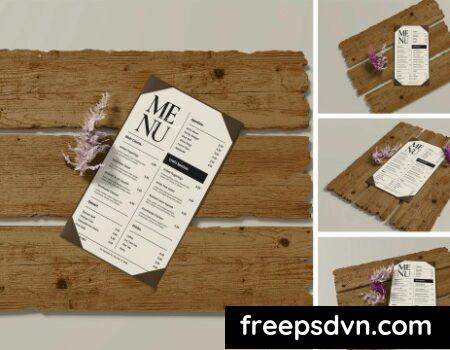 Restaurant Menu Mockup 83WKH3D 0