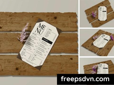 Restaurant Menu Mockup 83WKH3D 0