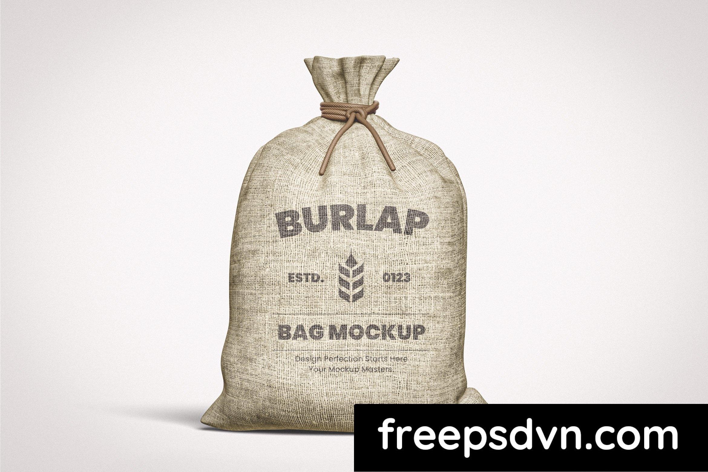 Burlap Bag Mockup TAGZ82C burlap bag mockup tagz82c 0 1
