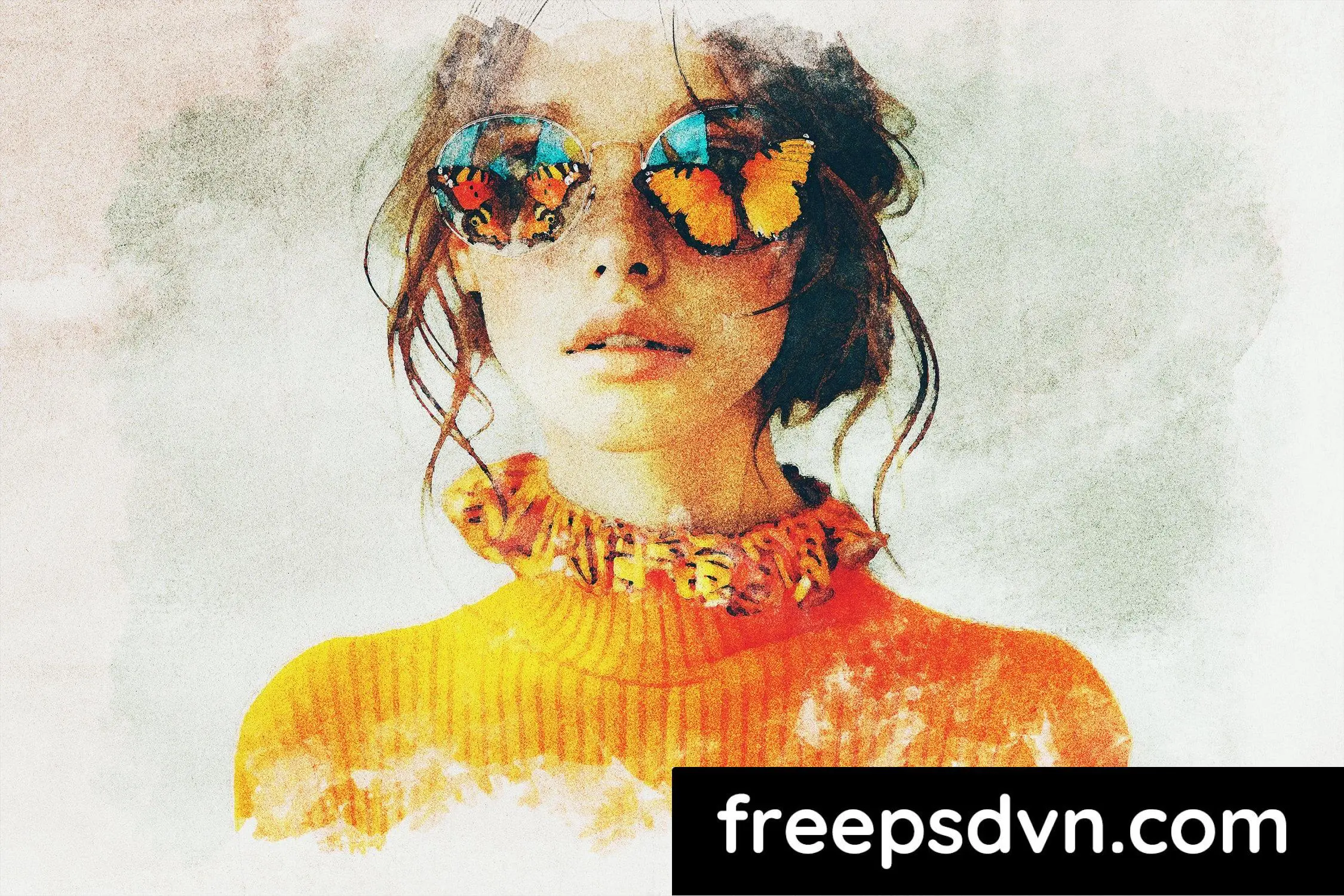 watercolor painting photo effect m7v572m 1