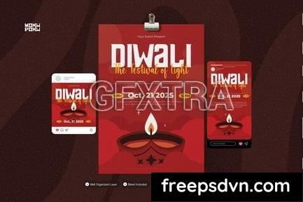 Light of Diwali – Flyer Set RXE6FS2 Light of Diwali Flyer Set RXE6FS2 2360687 0