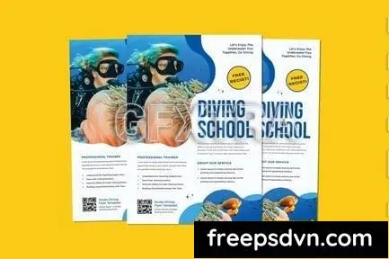 Diving Promo Flyer QD9QBUM 2360725 0
