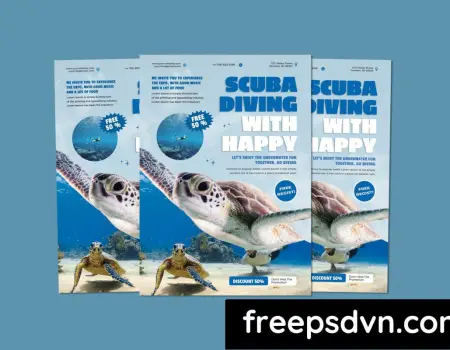 Ocean Diving Flyer Design HU6CMAL Ocean Diving Flyer Design HU6CMAL