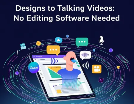 Turn Designs into Talking Videos Without Editing Software Turn Designs into Talking Videos Without Editing Software
