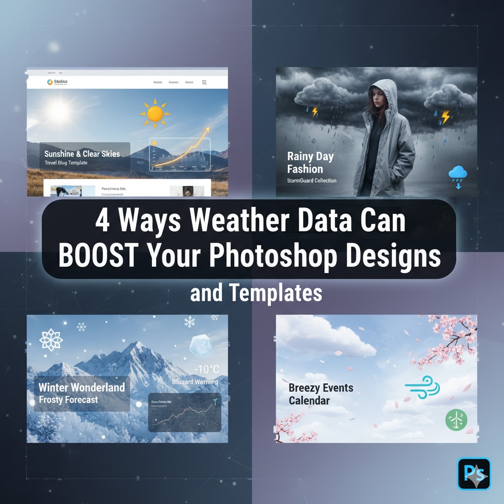 4 Ways Weather Data Can Boost Your Photoshop Designs and Templates